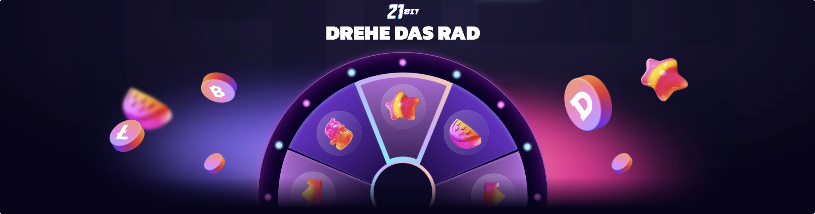 21bit Casino Daily Spin Wheel Krypto Freispiele